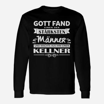 Grafik-Langarmshirts für Kellner: Stärkster Mann wurde Kellner - Seseable