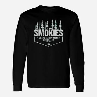 Great Smokies T-shirt Great Smoky Mountains Shirt Long Sleeve T-Shirt - Seseable