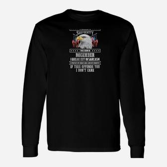 Im A Grumpy Old Man Born In December Fathers Day Long Sleeve T-Shirt - Seseable