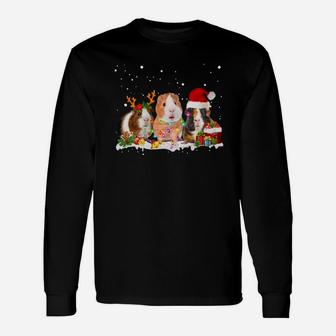 Guinea Pig Santa Christmas Long Sleeve T-Shirt - Seseable