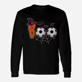 Halloween Football Boo Long Sleeve T-Shirt - Seseable