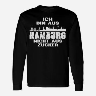 Hamburg Stolz Herren Langarmshirts - Nicht aus Zucker Spruch - Seseable