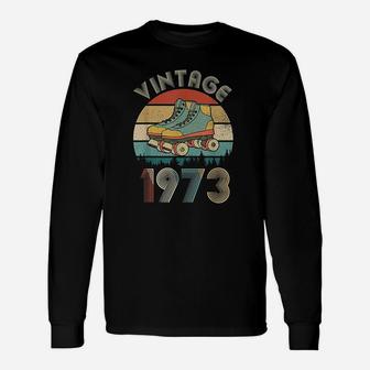 Happy 49th Birthday Vintage 1973 49 Years Old Long Sleeve T-Shirt - Seseable