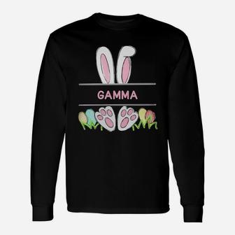 Happy Easter Bunny Gamma Cute Long Sleeve T-Shirt - Seseable