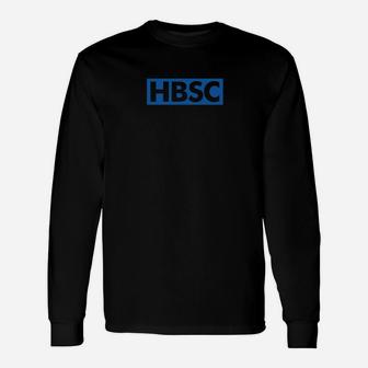 HBSC Logo Druck Schwarzes Langarmshirts Unisex, Stilvolles Fanmode Design - Seseable