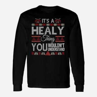 Healy Name Shirt, Healy Name, Healy Name Shirt Long Sleeve T-Shirt - Seseable