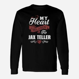My Heart Belongs To Jax Teller Premium T-shirt Long Sleeve T-Shirt - Seseable