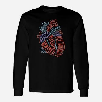 Heart Specialist Anatomy Doctor Medical Biology Long Sleeve T-Shirt - Seseable