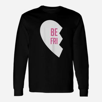 Hearts Best Friend Matching Bff Outfits, best friend gifts Long Sleeve T-Shirt - Seseable