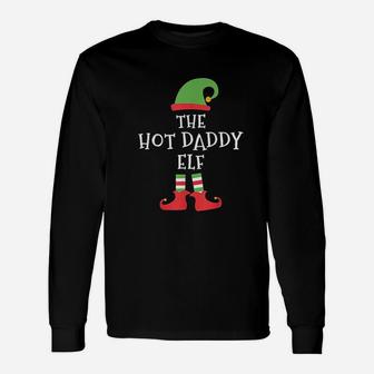 The Hot Daddy Elf Long Sleeve T-Shirt - Seseable