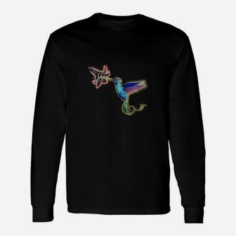 Hummingbird Long Sleeve T-Shirt - Seseable