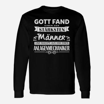 Humorvolles Anlagenmechaniker Langarmshirts mit lustigem Spruch, Handwerker Tee - Seseable