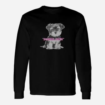 Hunde-Liebe Bedrucktes Langarmshirts, Süßes Design für Hundebesitzer - Seseable