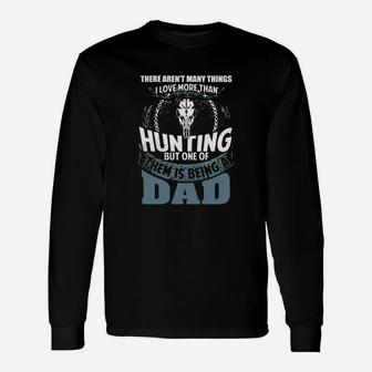 Hunting Dad Shirt Fathers Day Long Sleeve T-Shirt - Seseable