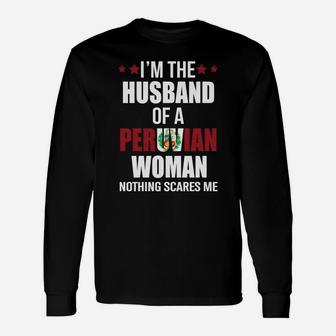 Husband Of A Peruvian Woman Tshirts Long Sleeve T-Shirt - Seseable