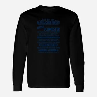 Ich Bin Ein Glücklicher Bruder Langarmshirts - Seseable