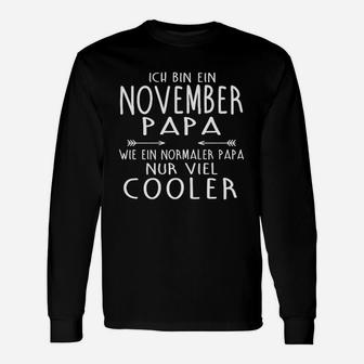 Ich Bin Ein November Papa Cooler Langarmshirts - Seseable