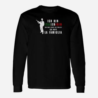 Ich Bin Italiener La Famiglia Motiv Langarmshirts für Herren - Seseable