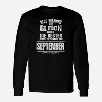 Ich Bin September Geboren Langarmshirts, Einzigartiges Design für Geburtstagskinder - Seseable