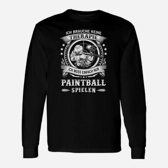 Ich Mause Einfach Nur Paintball Spielen Langarmshirts - Seseable