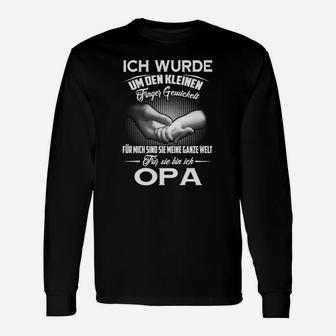 Ich Wurde Um Den Kleinen Finger Gewickelt Langarmshirts, Großväter Edition - Seseable