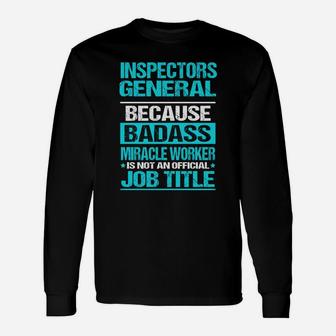 Inspectors General Long Sleeve T-Shirt - Seseable