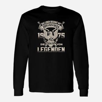 Jahrgang 1975 Legendäres Adler Langarmshirts, Vintage Geburtstagsgeschenk - Seseable