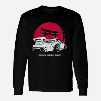 Japanese Drift Car Tuning Automotive Long Sleeve T-Shirt - Seseable