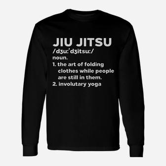 Jiu Jitsu Definition Bjj Brazilian Martial Arts Long Sleeve T-Shirt - Seseable