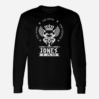 Jones Legend Jones Long Sleeve T-Shirt - Seseable