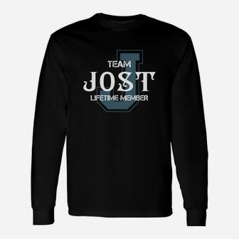 Jost Shirts Team Jost Lifetime Member Name Shirts Long Sleeve T-Shirt - Seseable
