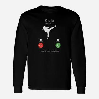 Karate Humor Langarmshirts mit Spruch, Lustiges Kampfsport-Langarmshirts - Seseable