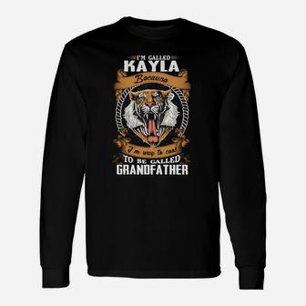 Kayla Shirt, Kayla Name, Kayla Name Shirt Long Sleeve T-Shirt - Seseable