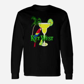 Key West Margarita Long Sleeve T-Shirt - Seseable