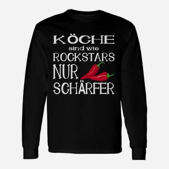 Köche wie Rockstars Langarmshirts, Schärferes Chili-Design für Herren - Seseable
