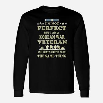 Korean Conflict Memorial Day Korean Vet Veterans Day Long Sleeve T-Shirt - Seseable
