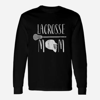 Lacrosse Mom Vintage Lax Unique Long Sleeve T-Shirt - Seseable