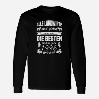 Landwirt 1996 Geburtsjahrgang Langarmshirts – Vintage Design Herren - Seseable