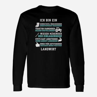 Landwirt Stolz Langarmshirts, Ehrenvolle Agrarwirtschaft Mode für Männer - Seseable