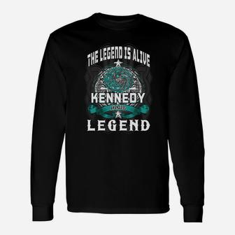 The Legend Is Alive Kenedy An Endless Legend Long Sleeve T-Shirt - Seseable