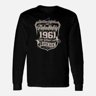 Legenden 1961 Langarmshirts, Vintage Geburtstagsedition für Jubiläum - Seseable