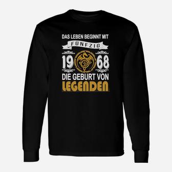 Legenden Geboren 1968 Langarmshirts, 50. Geburtstag Jubiläums Tee - Seseable