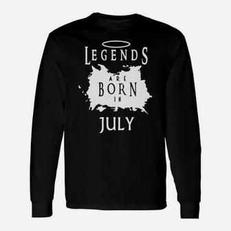 Legenden Juli Geburtstag Geschenk Langarmshirts - Seseable