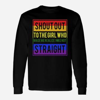 Lesbian Shirt Lesbian Tee For Gay Pride Long Sleeve T-Shirt - Seseable