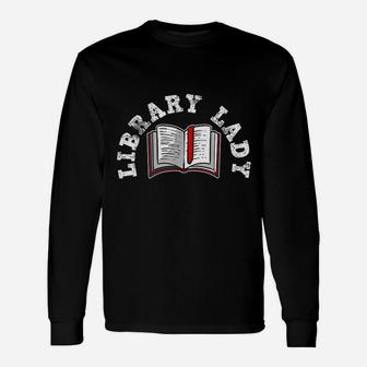Library Librarian Bookworm Reading Books Long Sleeve T-Shirt - Seseable