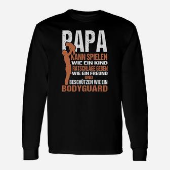 Liebevolles Papa Langarmshirts – Spielen, Ratschläge, Beschützen - Seseable