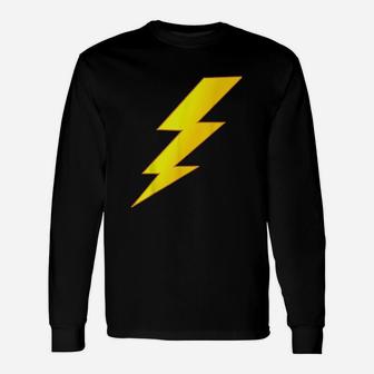 Lightning Bolt Last Minute Halloween Costume Long Sleeve T-Shirt - Seseable