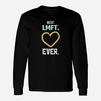 For Lmft Licensed Marriage And Therapist Heart Long Sleeve T-Shirt - Seseable