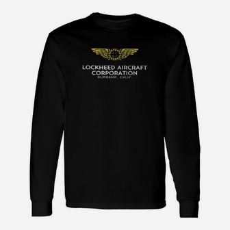 Lockheed Aircraft Burbank Ca, Usa Long Sleeve T-Shirt - Seseable