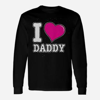 I Love Daddy Fathers Day Dad Infant Long Sleeve T-Shirt - Seseable